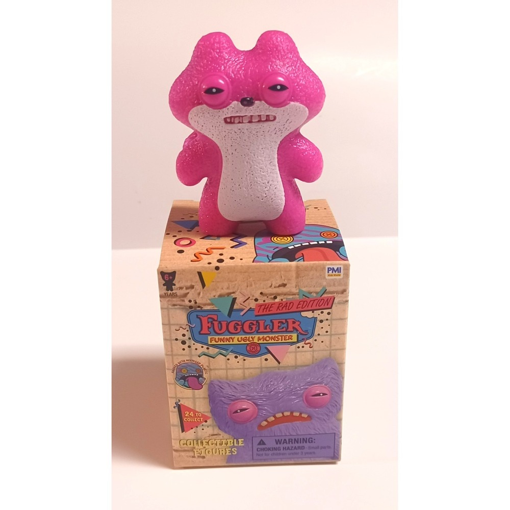The Rad Edition Sketchy Squirrel Pink Fuggler Funny Ugly Monster Vinyl Figure